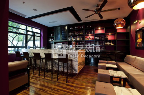 广州餐厅装修案例-紫洋葱餐厅